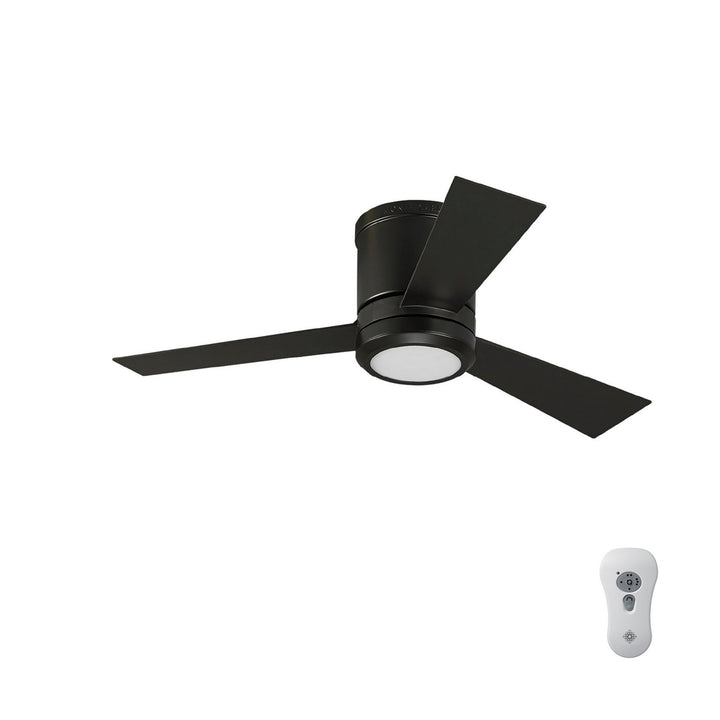 Visual Comfort Fan Clarity 42 3CLYR42OZD-V1 Ceiling Fan - Oil Rubbed Bronze, Roman Bronze/Roman Bronze/