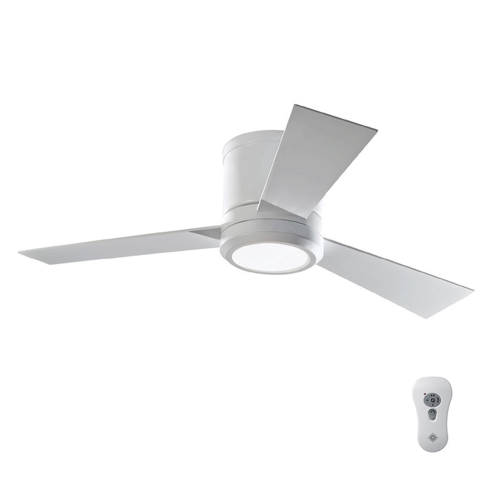 Visual Comfort Fan Clarity 42 3CLYR42RZWD-V1 Ceiling Fan - Matte White, Matte White/Matte White/