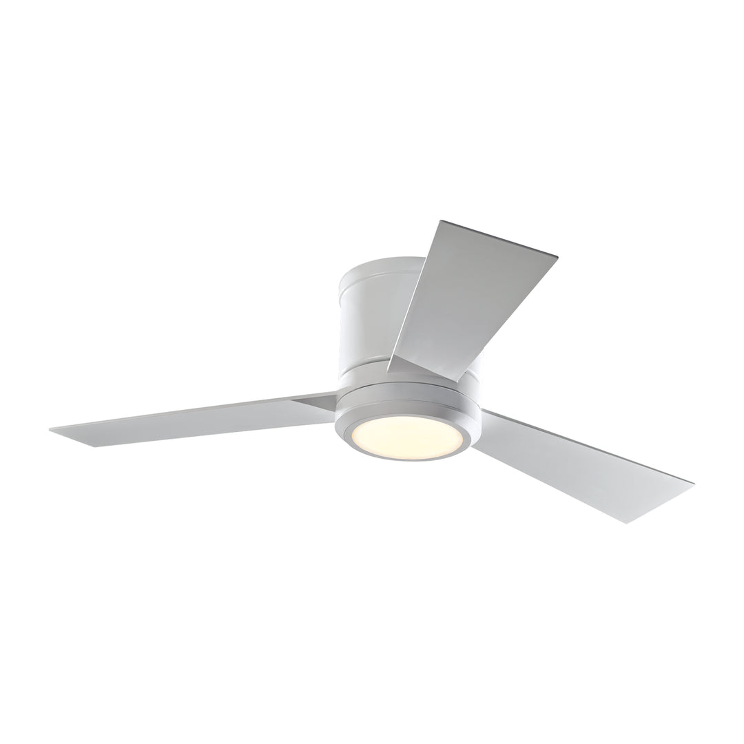 Visual Comfort Fan Clarity 42 3CLYR42RZWD-V1 Ceiling Fan - Matte White, Matte White/Matte White/