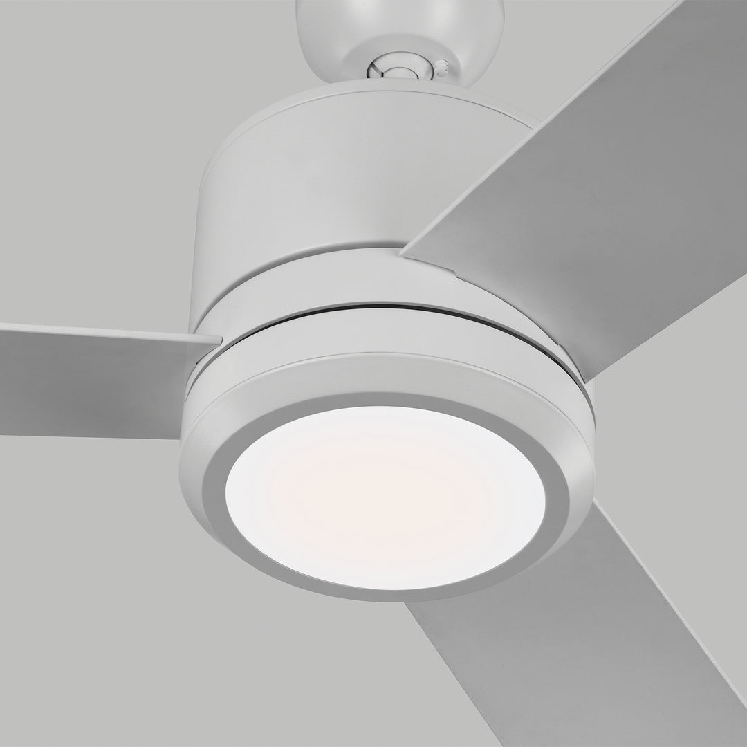 Visual Comfort Fan Vision 56 3VNMR56RZWD-V1 Ceiling Fan - Matte White, Matte White/Matte White/