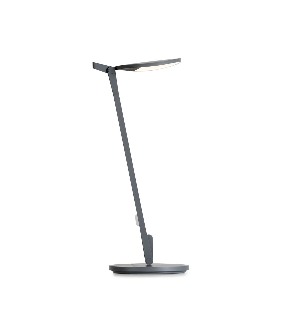 Koncept Lighting SPY-W-MGY-USB-DSK Modern Splitty Lamp Matte Gray