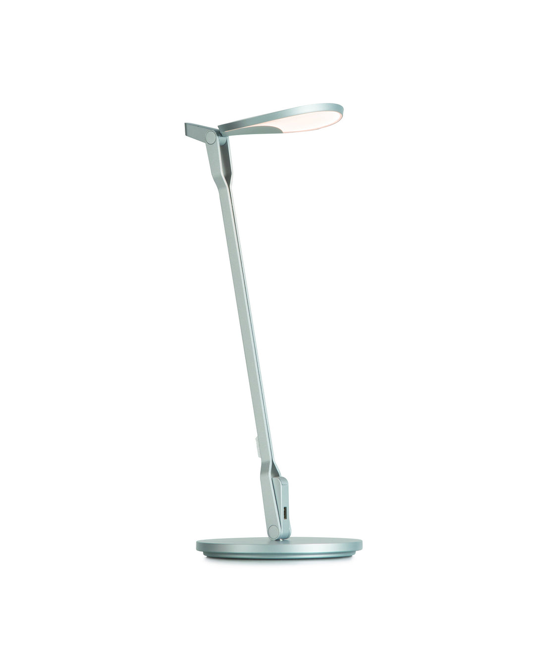 Koncept Lighting SPY-W-SIL-USB-DSK Modern Splitty Lamp Silver