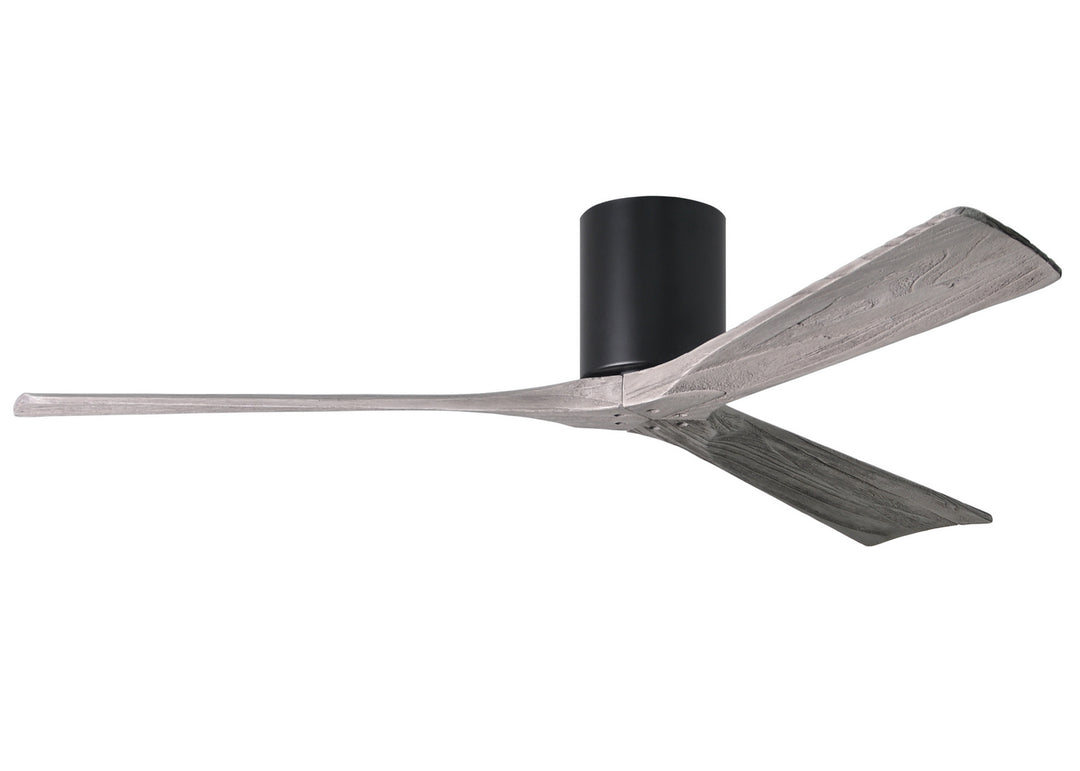 Matthews Fan Company Irene IR3H-BK-BW-60 Ceiling Fan 60 - Matte Black, Barnwood Tone/