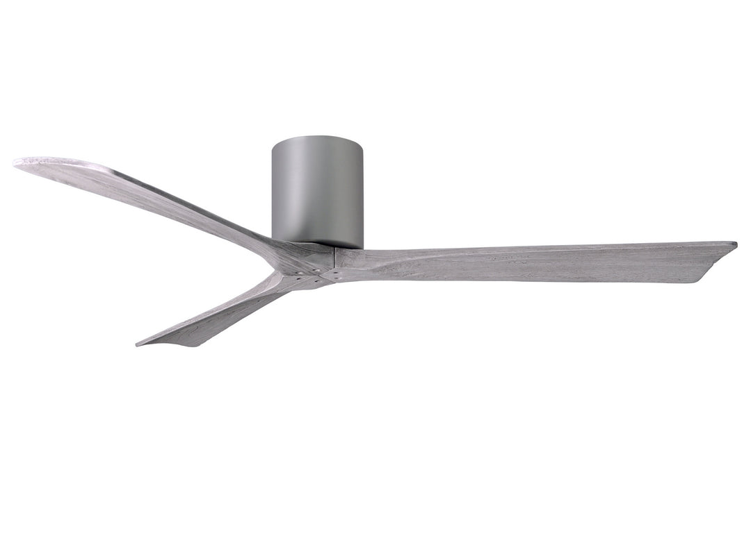 Matthews Fan Company Irene IR3H-BN-BW-60 Ceiling Fan 60 - Brushed Nickel, Barnwood Tone/