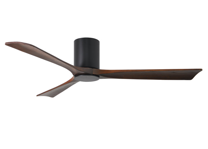 Matthews Fan Company Irene IR3HLK-BK-WA-60 Ceiling Fan 60 - Matte Black, Walnut Tone/