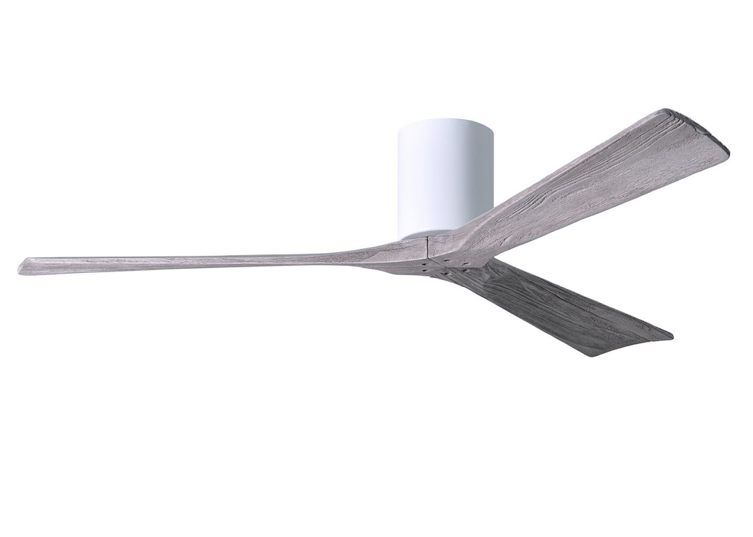 Matthews Fan Company Irene IR3H-WH-BW-60 Ceiling Fan 60 - Gloss White, Barnwood Tone/