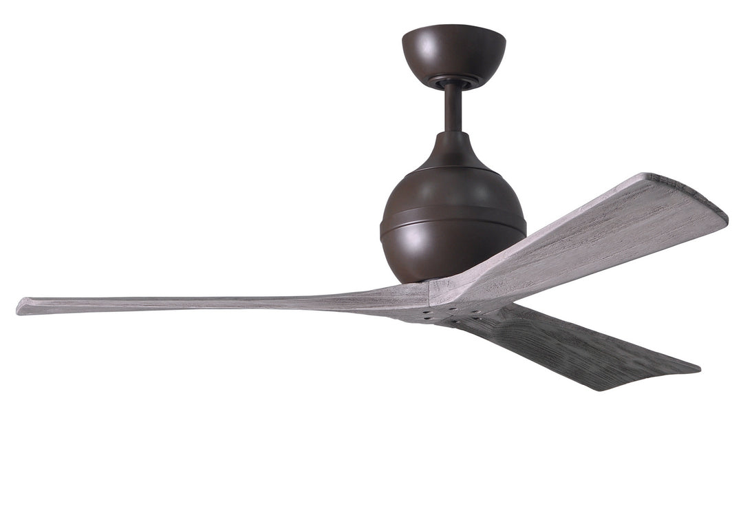 Matthews Fan Company Irene IR3-TB-BW-52 Ceiling Fan 52 - Textured Bronze, Barnwood Tone/