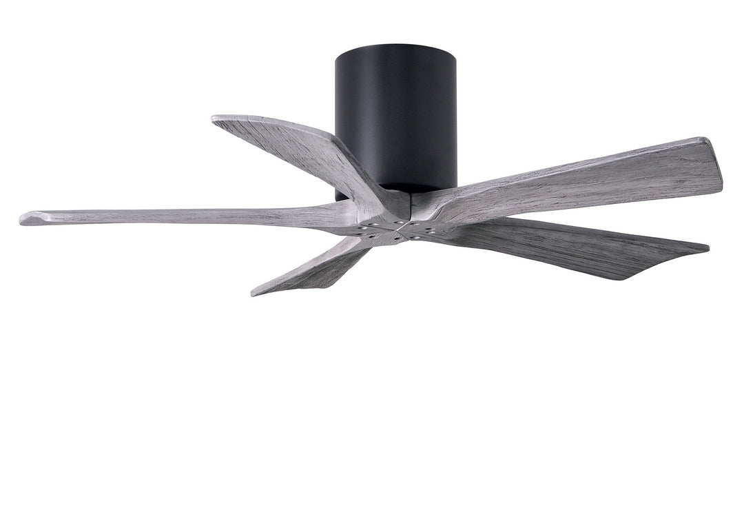 Matthews Fan Company Irene IR5H-BK-BW-42 Ceiling Fan 42 - Matte Black, Barnwood Tone/