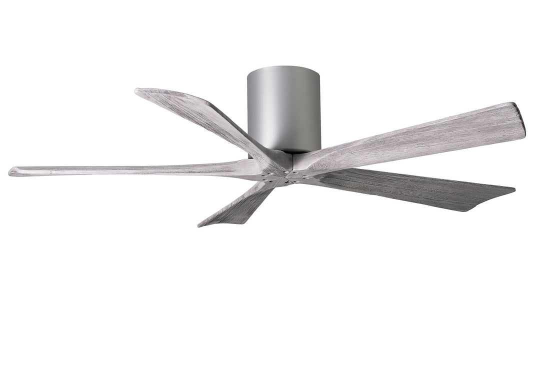 Matthews Fan Company Irene IR5H-BN-BW-52 Ceiling Fan 52 - Brushed Nickel, Barnwood Tone/