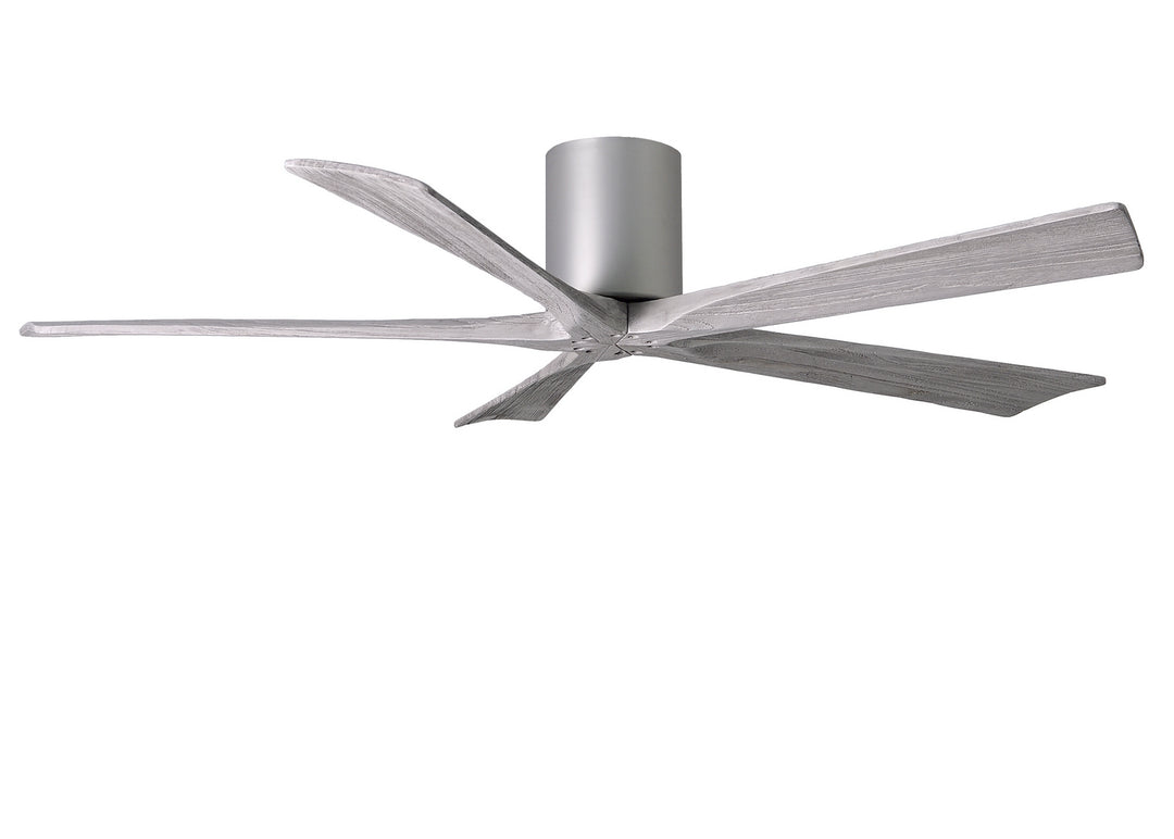 Matthews Fan Company Irene IR5H-BN-BW-60 Ceiling Fan 60 - Brushed Nickel, Barnwood Tone/