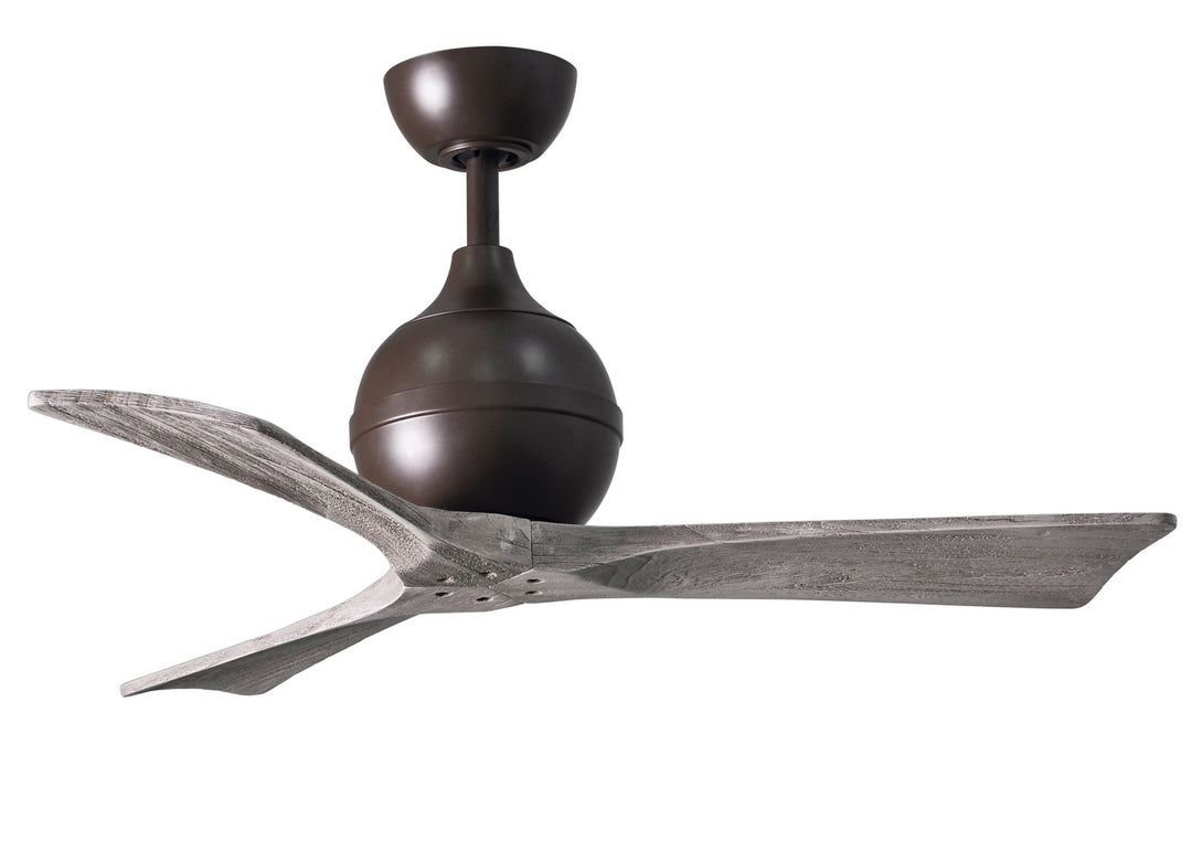 Matthews Fan Company Irene IR3-TB-BW-42 Ceiling Fan 42 - Textured Bronze, Barnwood Tone/