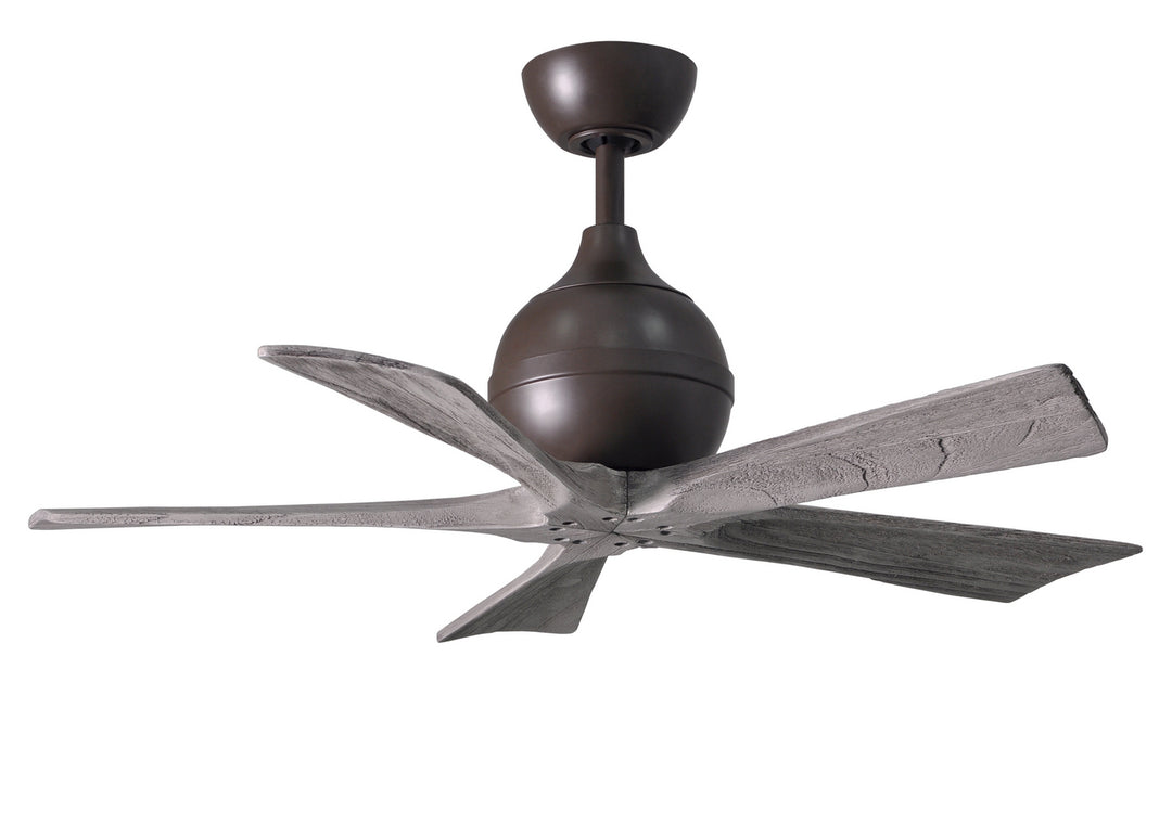Matthews Fan Company Irene IR5-TB-BW-42 Ceiling Fan 42 - Textured Bronze, Barnwood Tone/