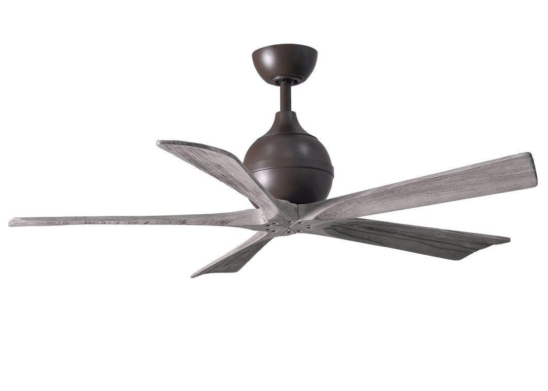 Matthews Fan Company Irene IR5-TB-BW-52 Ceiling Fan 52 - Textured Bronze, Barnwood Tone/