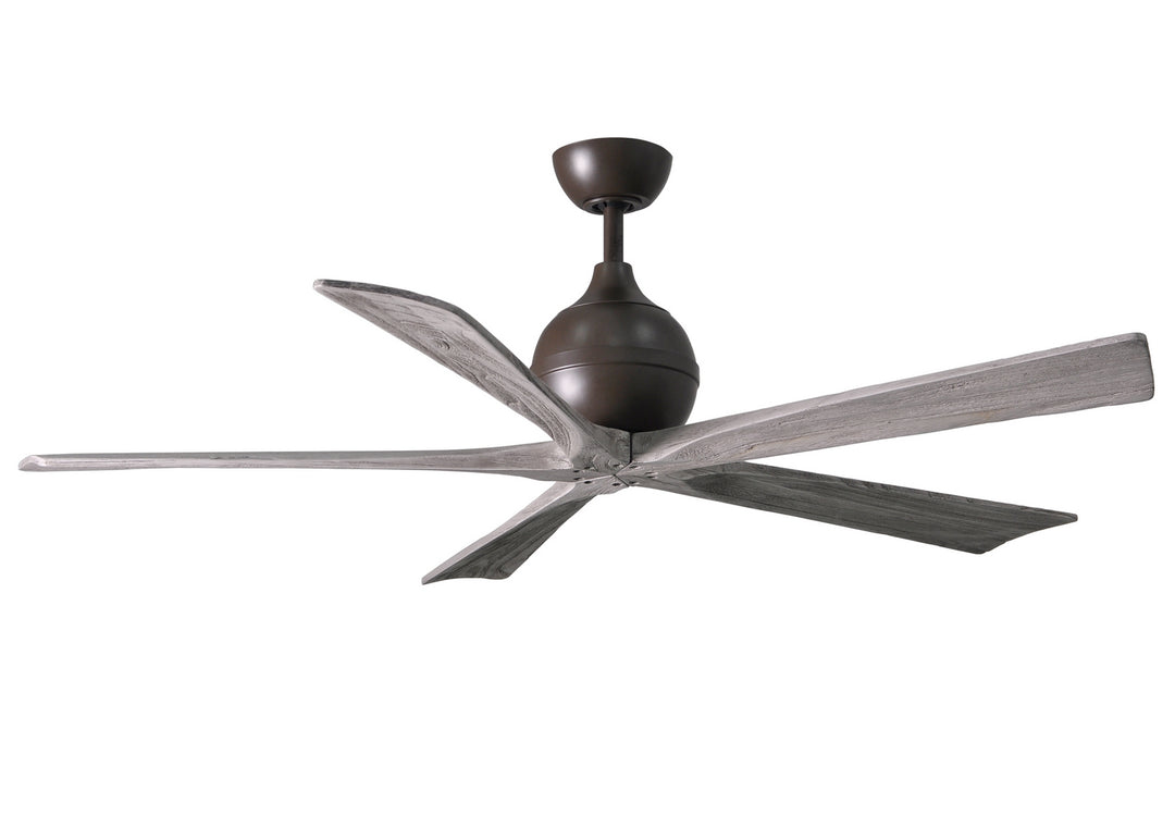 Matthews Fan Company Irene IR5-TB-BW-60 Ceiling Fan 60 - Textured Bronze, Barnwood Tone/