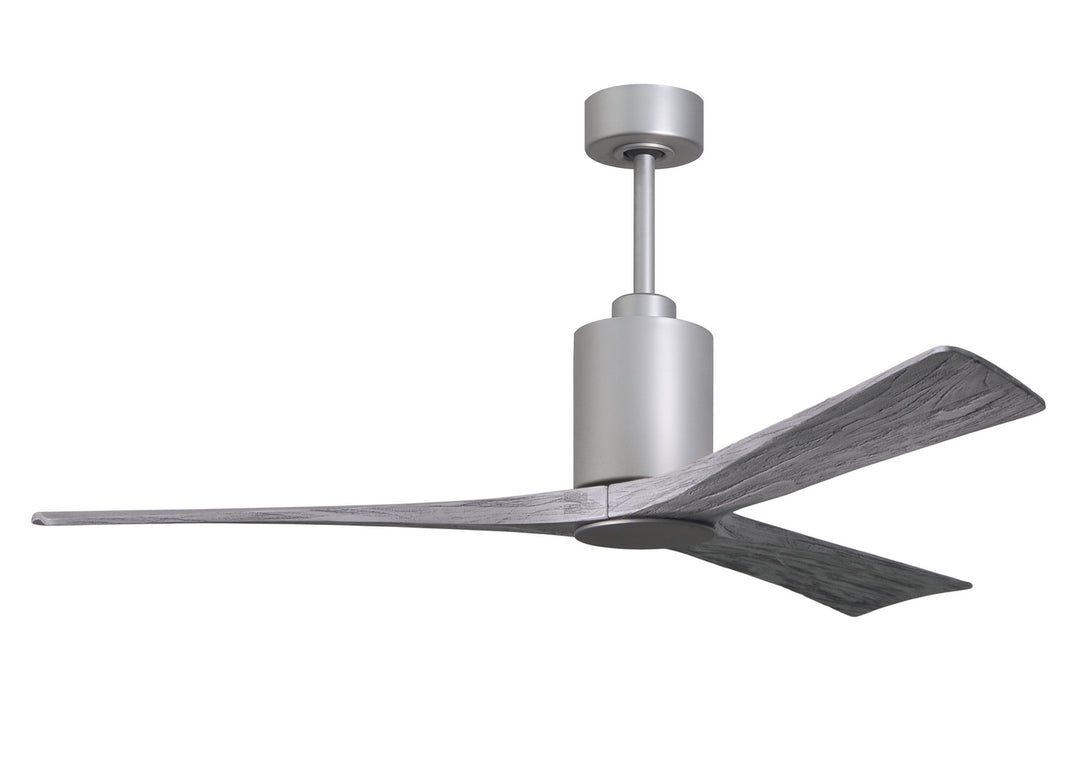 Matthews Fan Company Patricia PA3-BN-BW-60 Ceiling Fan 60 - Brushed Nickel, Barnwood Tone/