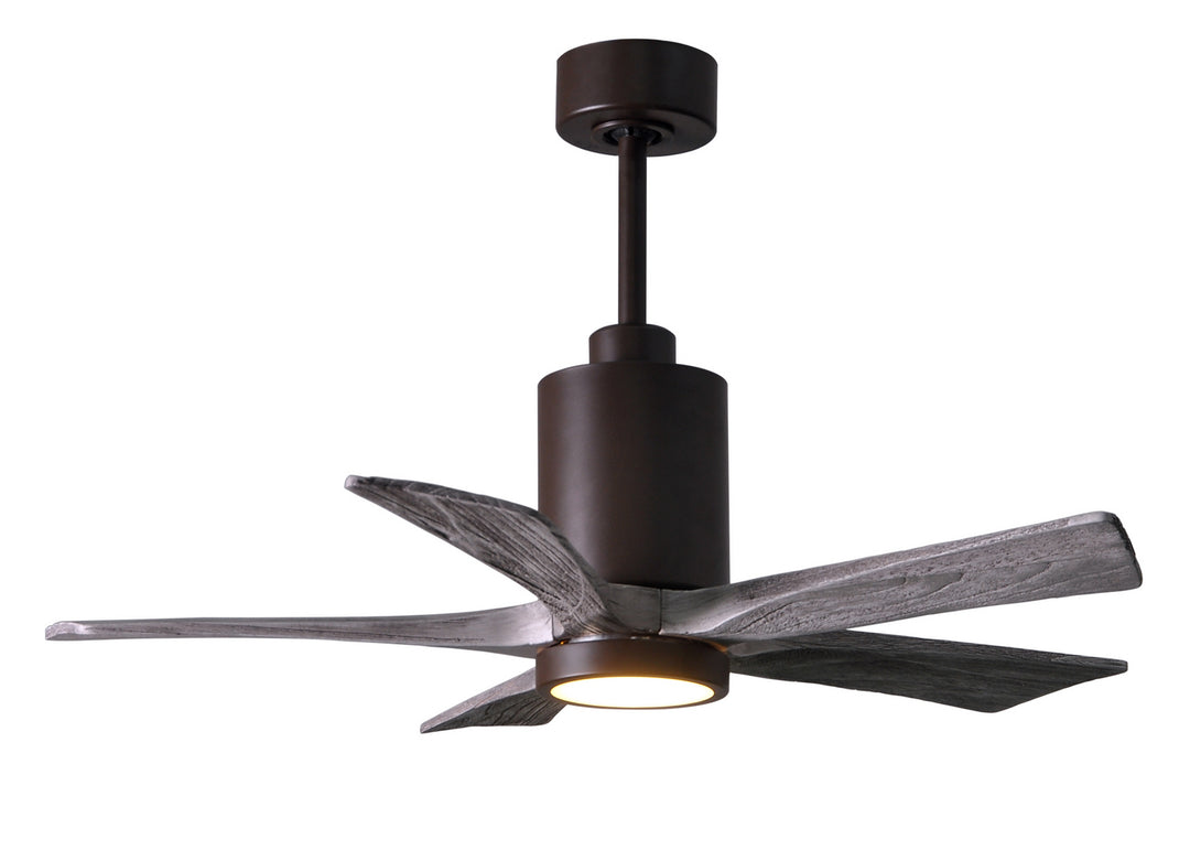 Matthews Fan Company Patricia PA5-TB-BW-42 Ceiling Fan 42 - Textured Bronze, Barnwood Tone/