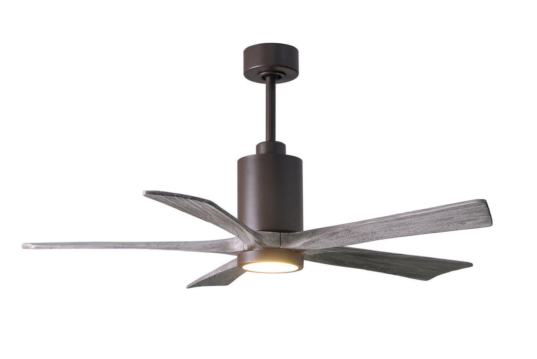 Matthews Fan Company Patricia PA5-TB-BW-52 Ceiling Fan 52 - Textured Bronze, Barnwood Tone/