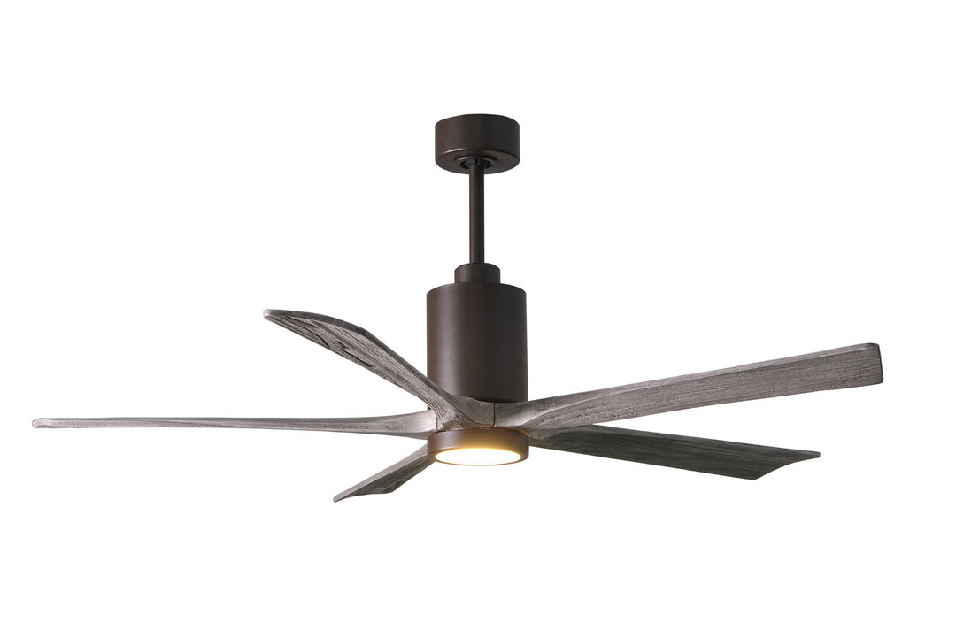 Matthews Fan Company Patricia PA5-TB-BW-60 Ceiling Fan 60 - Textured Bronze, Barnwood Tone/