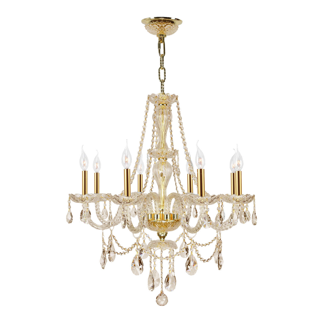 Worldwide Provence W83097G28-GT Chandelier Light - Polished Gold
