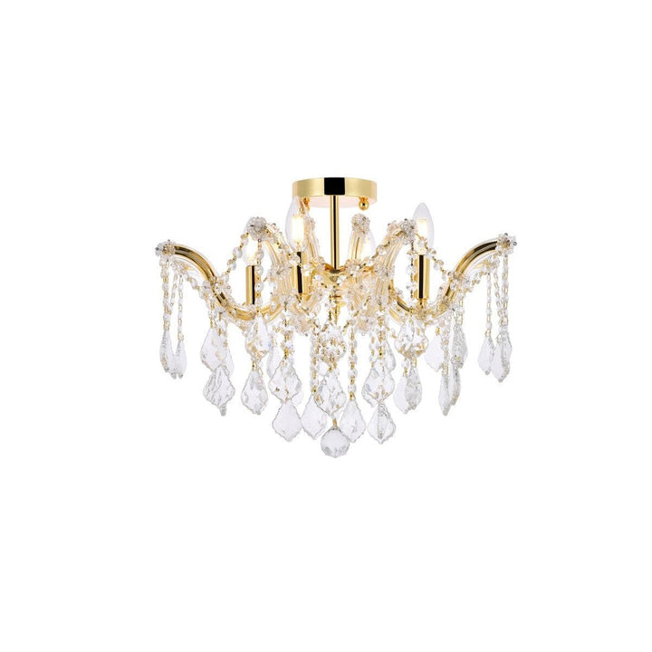 Elegant Maria Theresa 2800F18G/RC Ceiling Light - Gold