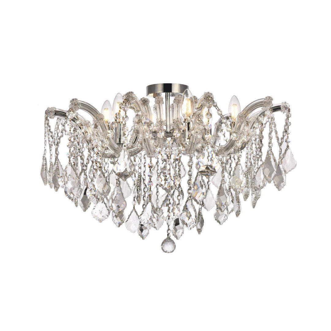 Elegant Maria Theresa 2800F24C/RC Ceiling Light - Chrome