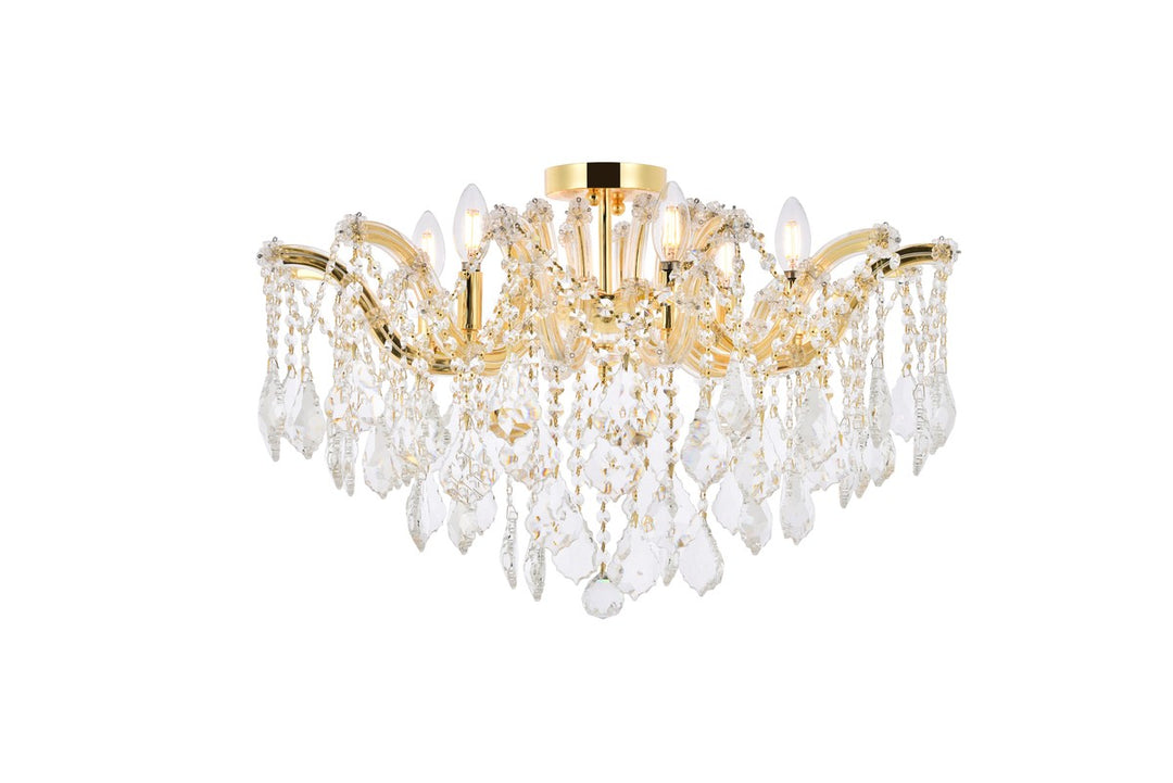 Elegant Maria Theresa 2800F24G/RC Ceiling Light - Gold