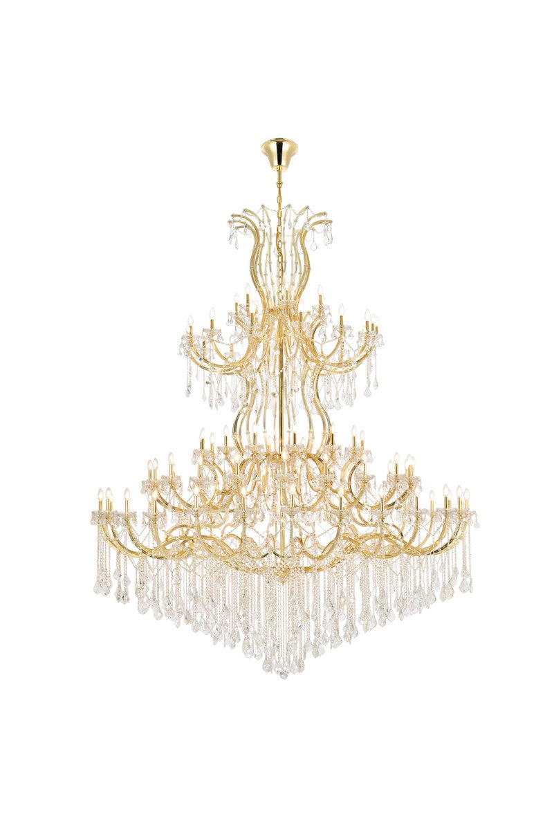 Elegant Maria Theresa 2800G120G/RC Chandelier Light - Gold