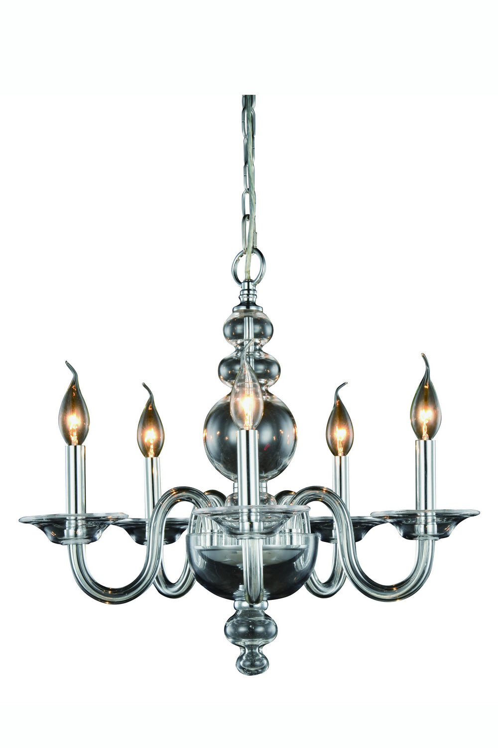 Elegant Champlain 7872D20C Chandelier Light - Chrome