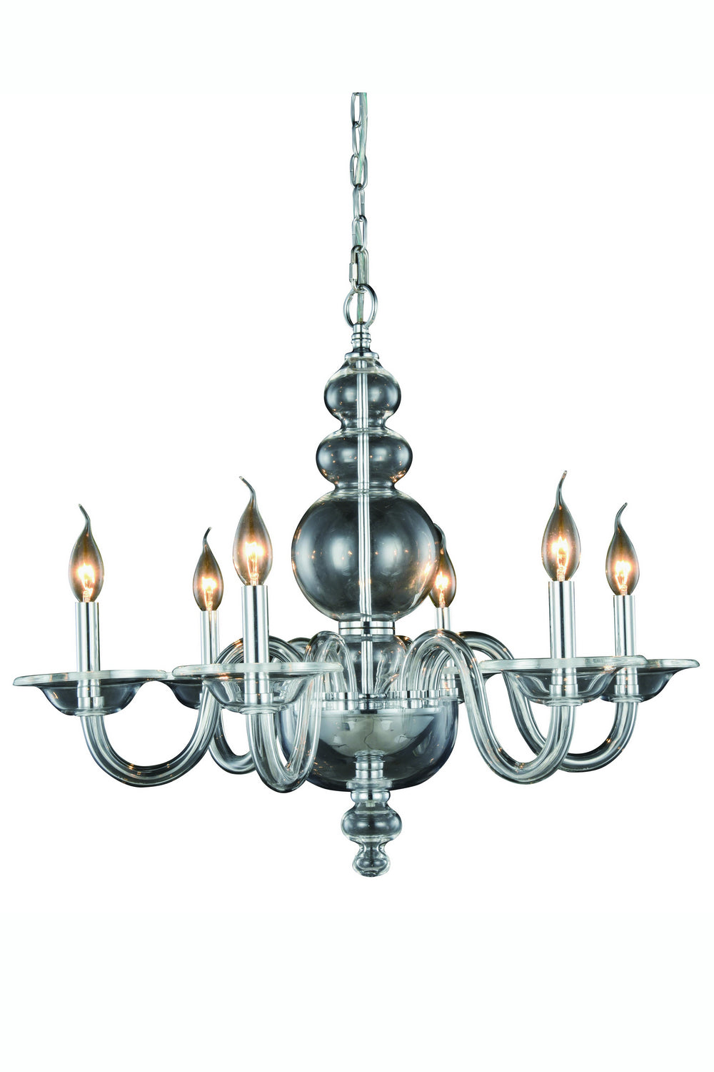 Elegant Champlain 7872D27C Chandelier Light - Chrome