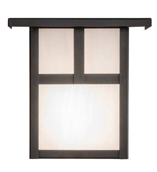 Meyda Tiffany Lighting 89690 Hyde Park One Light Wall Sconce Outdoor Bronze / Dark