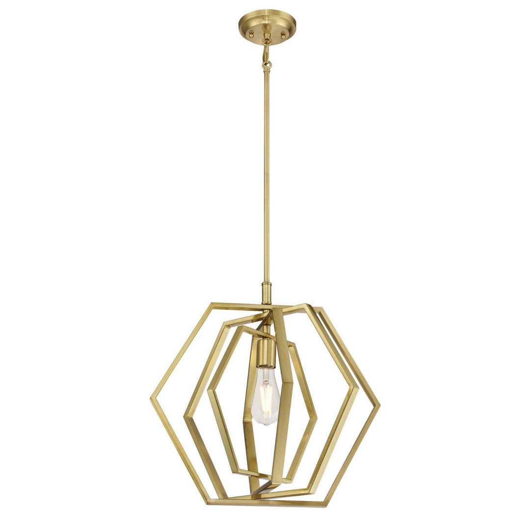 Westinghouse Holly 6351200 Pendant Light - Champagne Brass