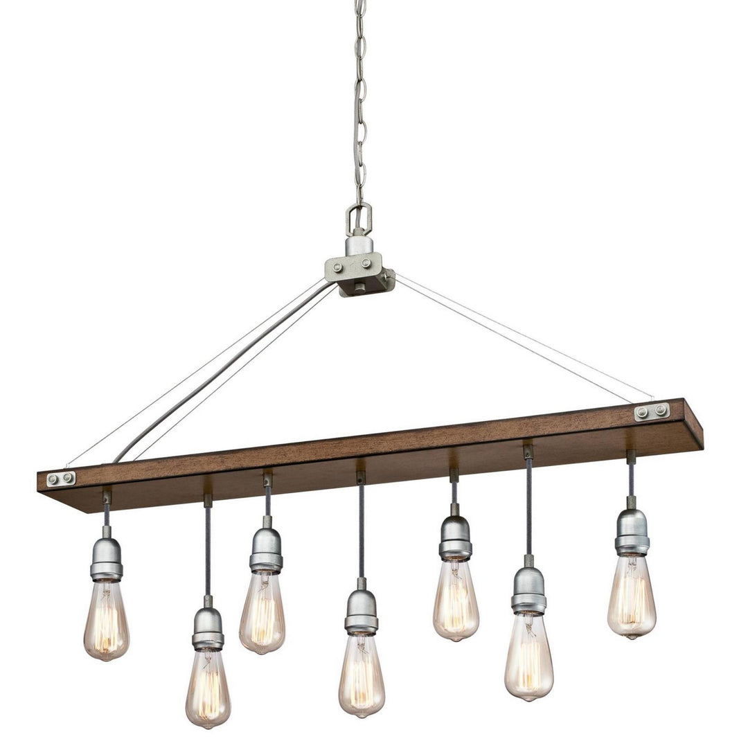 Westinghouse Elway 6351500 Pendant Light - Barnwood And Galvanized Steel