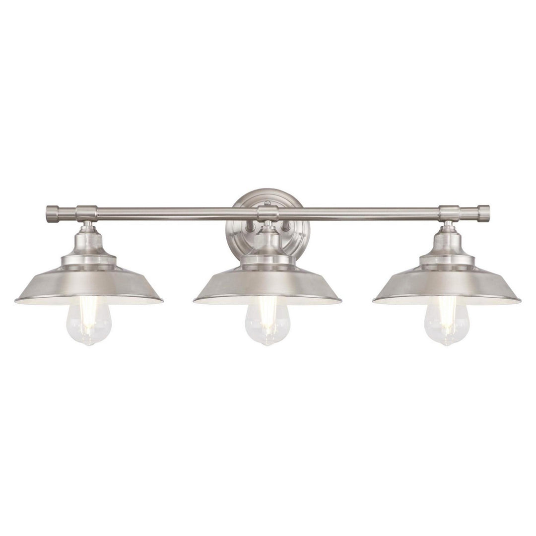 Westinghouse Iron Hill 6354400 Bath Vanity Light 11 in. wide - Brushed Nickel