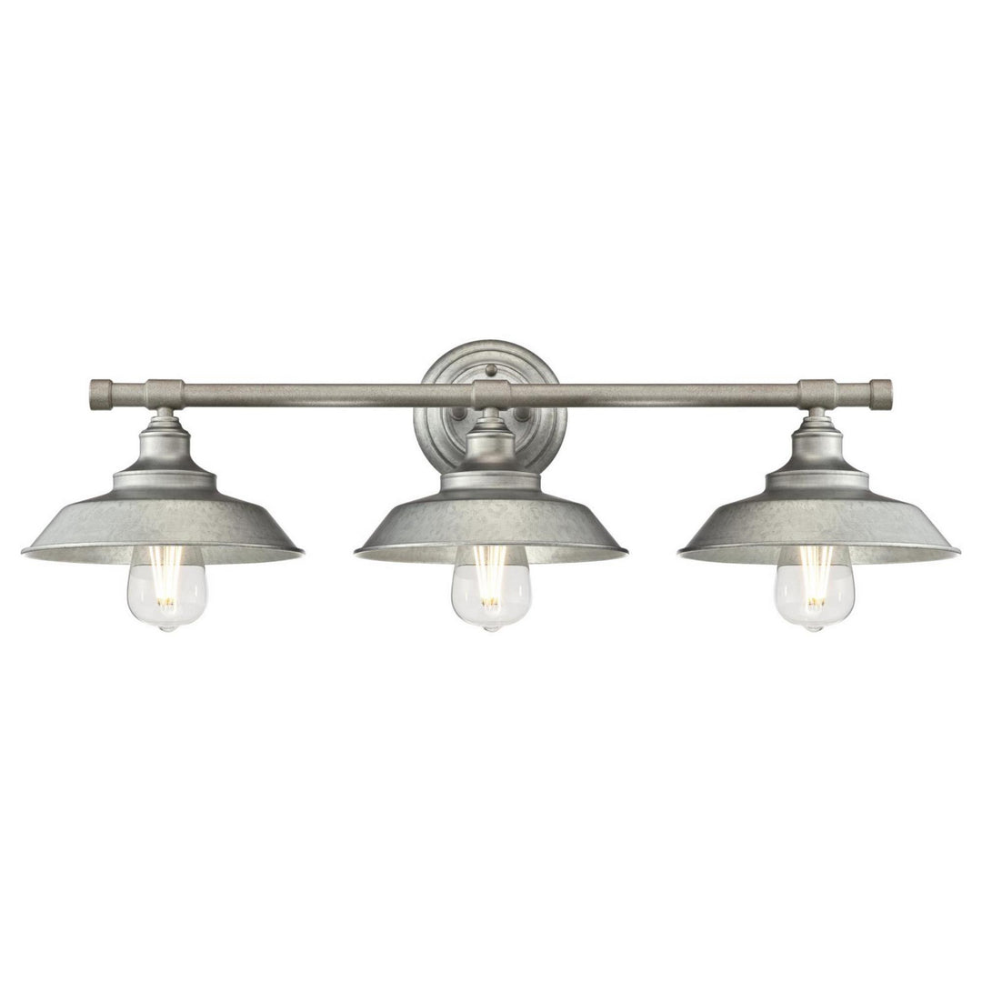 Westinghouse Iron Hill 6354700 Bath Vanity Light 11 in. wide - Galvanized Steel