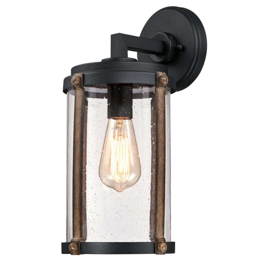 Westinghouse Lighting 6358800  Armin Outdoor Textured Black And Barnwood