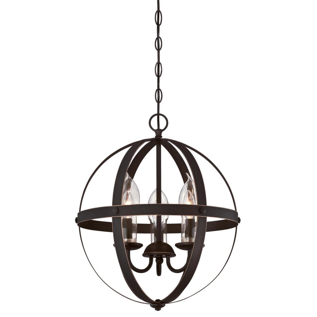 Westinghouse Stella Mira 6360600 Chandelier Light - Oil Rubbed Bronze With Highlights