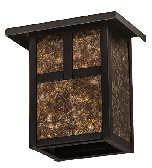 Meyda Tiffany Lighting 89802 Hyde Park One Light Wall Sconce Outdoor Bronze / Dark