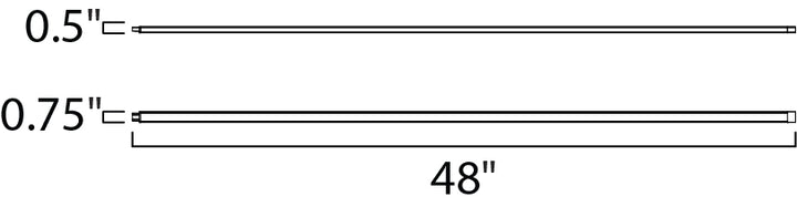 Maxim Lighting 89804AL  Countermax Mx-L-24-Ss Home Decor Brushed Aluminum