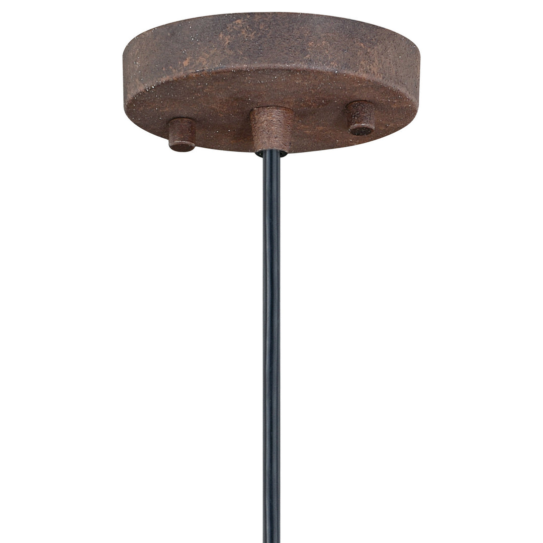 Vaxcel Milone P0259 Pendant Light - Textured Rustic Bronze