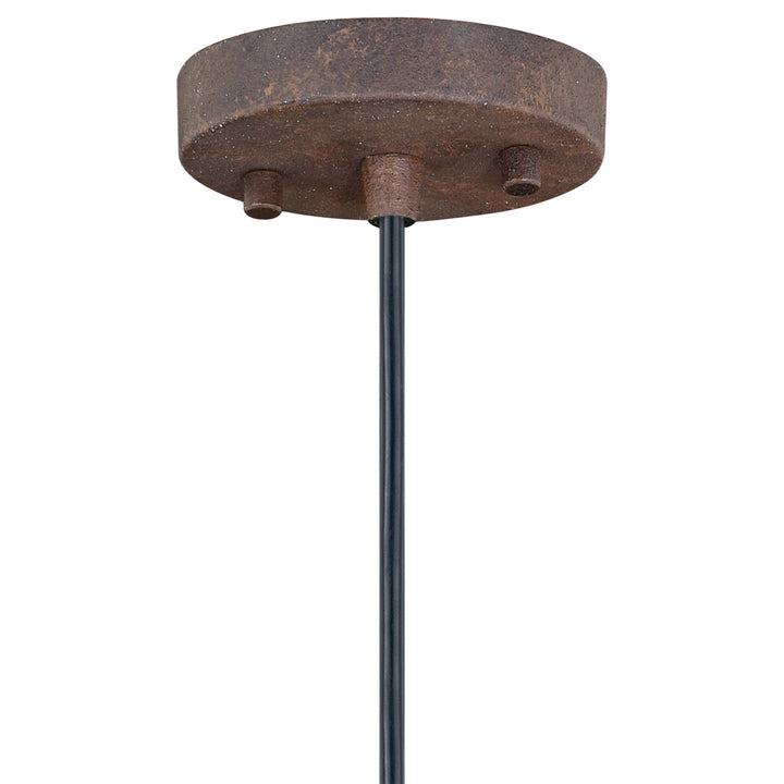 Vaxcel Milone P0259 Pendant Light - Textured Rustic Bronze