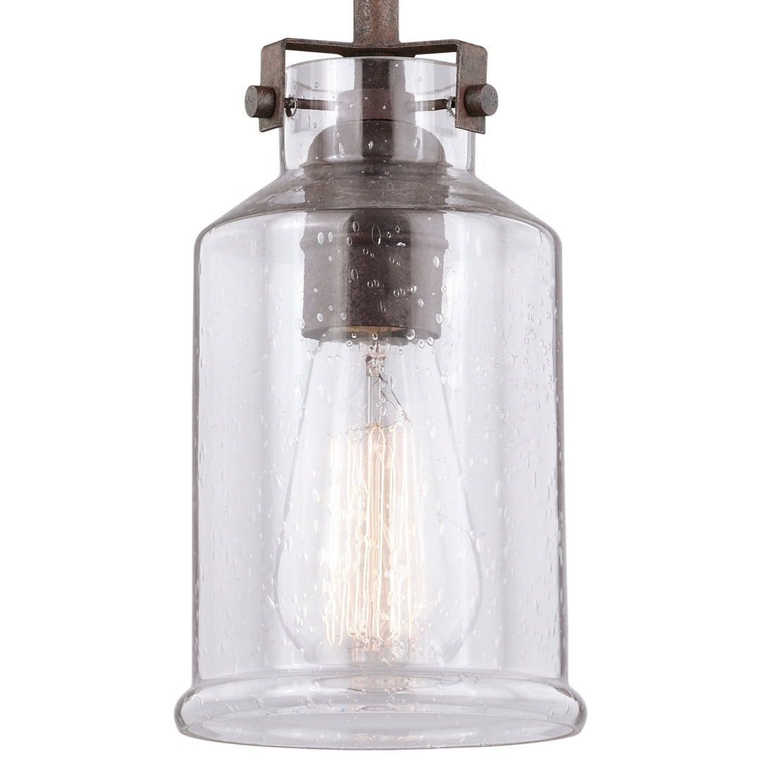 Vaxcel Milone P0259 Pendant Light - Textured Rustic Bronze