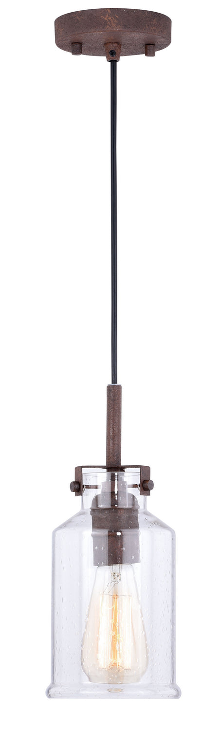 Vaxcel Milone P0259 Pendant Light - Textured Rustic Bronze