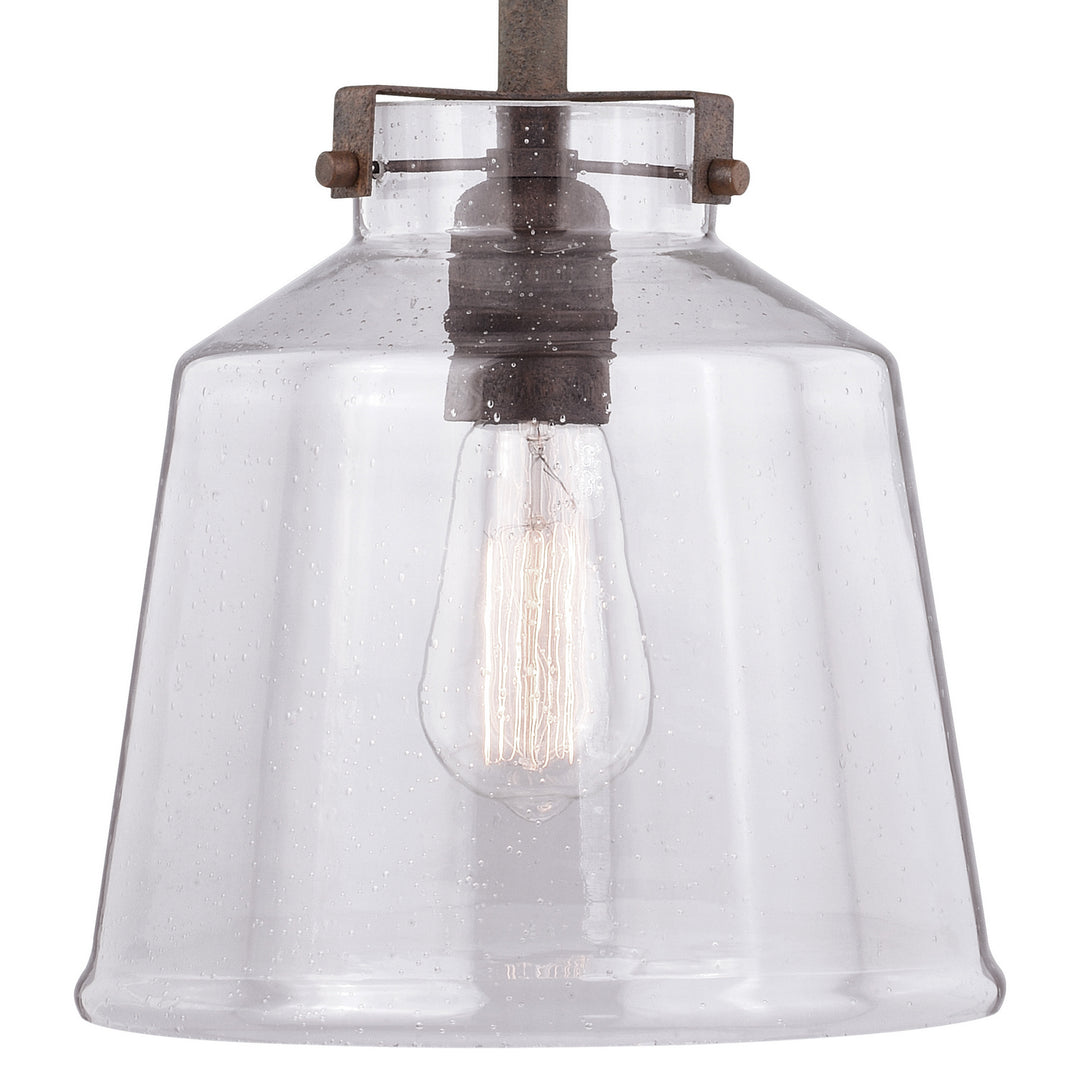 Vaxcel Milone P0260 Pendant Light - Textured Rustic Bronze
