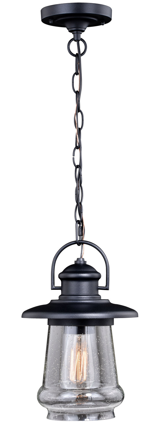 Vaxcel Lighting T0419 Bridgeport One Light Outdoor Pendant Outdoor Bronze / Dark