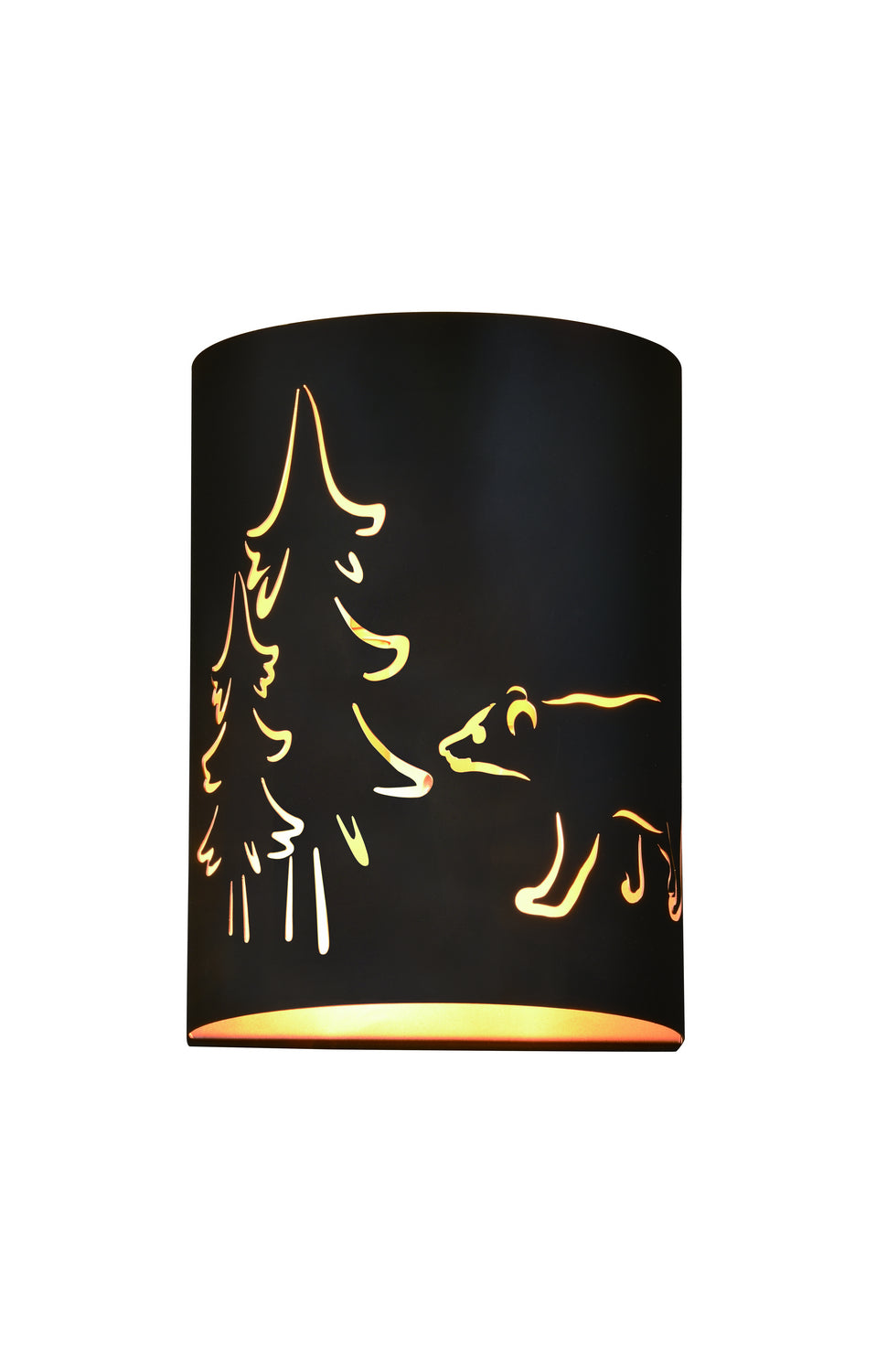 Vaxcel Katmai W0277 Wall Light - Noble Bronze and Brass Gold