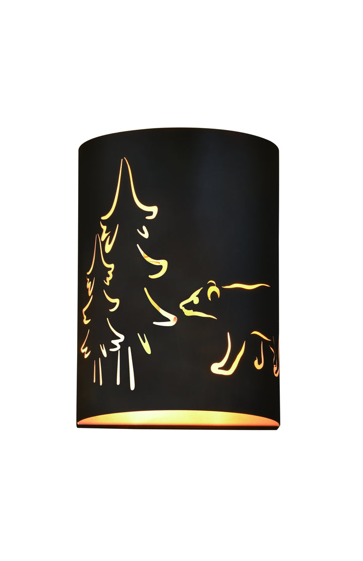 Vaxcel Katmai W0277 Wall Light - Noble Bronze and Brass Gold