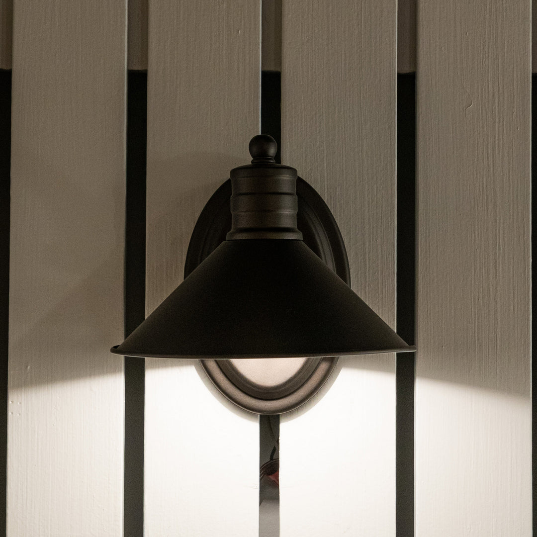 Vaxcel Akron W0283 Wall Light - Oil Rubbed Bronze and Matte White