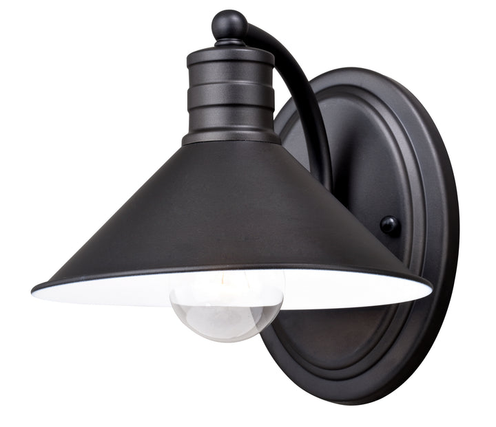 Vaxcel Akron W0283 Wall Light - Oil Rubbed Bronze and Matte White
