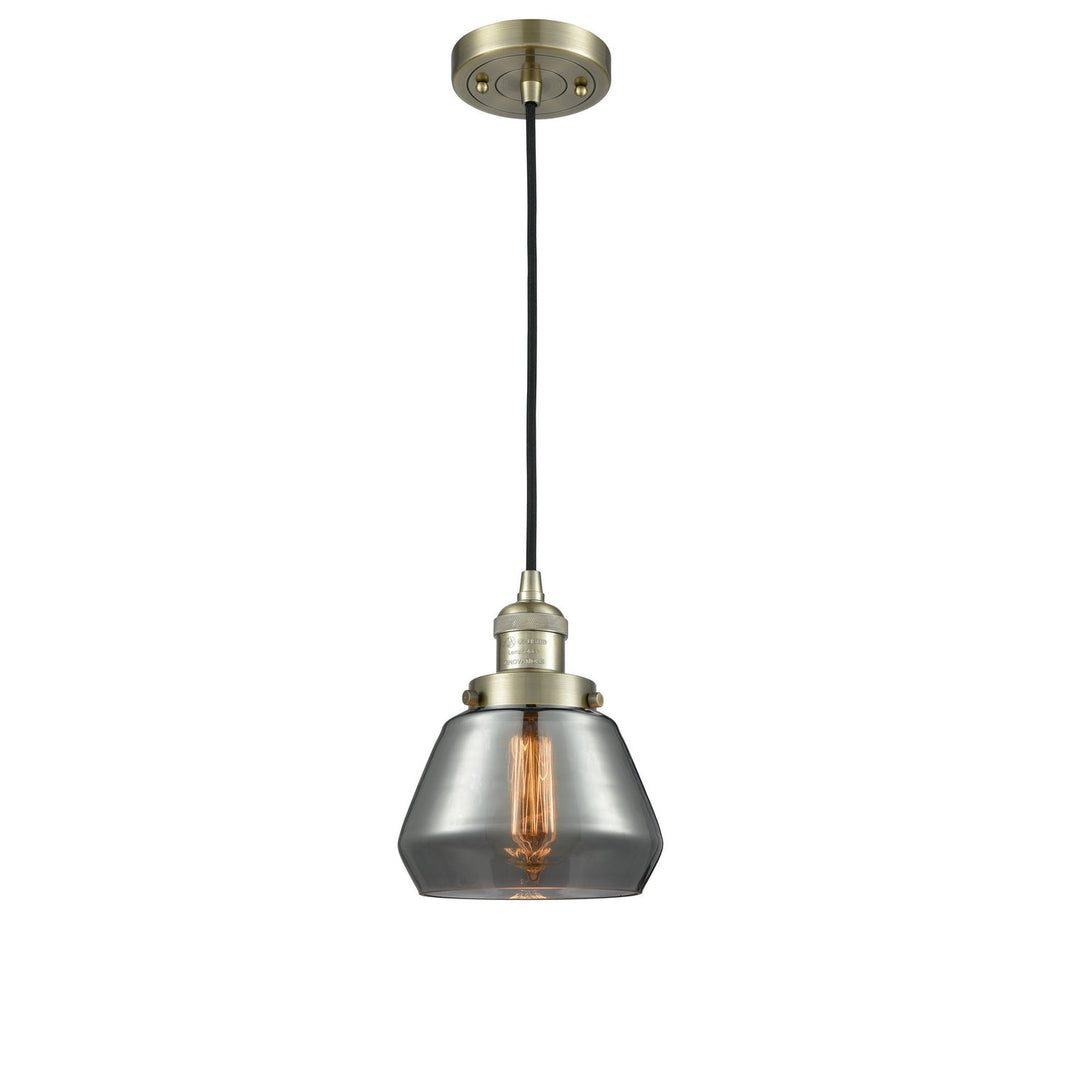 Innovations Franklin Restoration 201C-AB-G173 Pendant Light - Antique Brass
