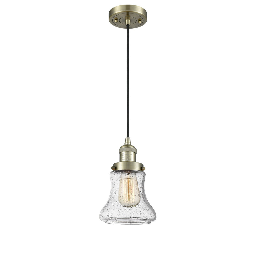 Innovations Franklin Restoration 201C-AB-G194 Pendant Light - Antique Brass